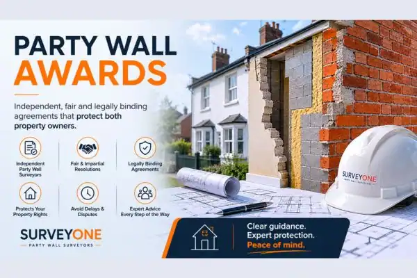 Contact our team today to see if you require party wall awards Farnham